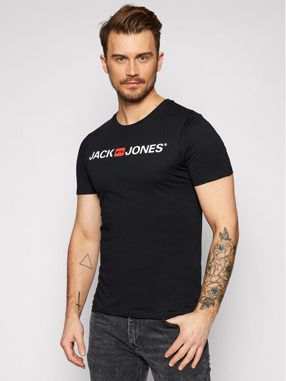 Футболка узкого кроя Jack&Jones, черный 
Футболка узкого кроя Jack&Jones, черный