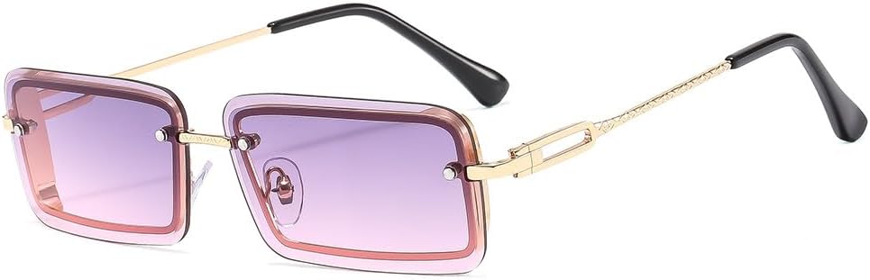 Винтажные модные солнцезащитные очки 2027 года, без оправы, прямоугольной формы, с градиентным переходом цвета, защитой от УФ-излучения UV400, для путешествий, для женщин MTZJH, C3
Винтажные модные солнцезащитные очки 2027 года, без оправы, прямоугольной формы, с градиентным переходом цвета, защитой от УФ-излучения UV400, для путешествий, для женщин MTZJH, C3