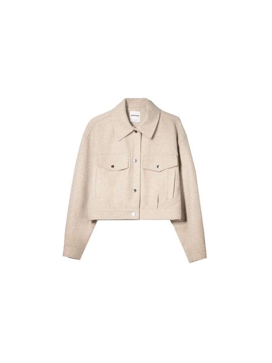 Межсезонная куртка Bershka, темно-бежевый
Межсезонная куртка Bershka, темно-бежевый