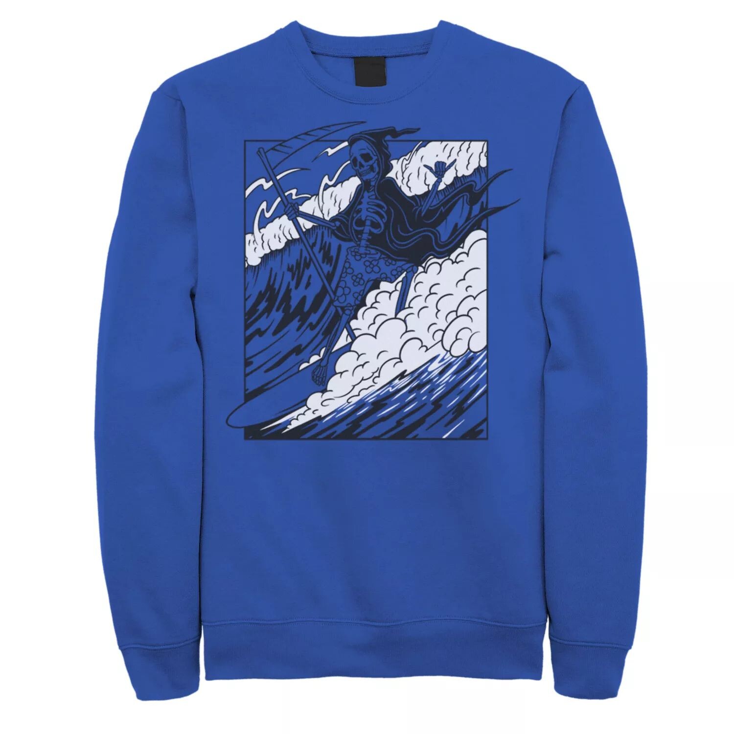 Мужская флисовая футболка с плакатом Grim Reaper Riding The Wave Licensed Character
Мужская флисовая футболка с плакатом Grim Reaper Riding The Wave Licensed Character