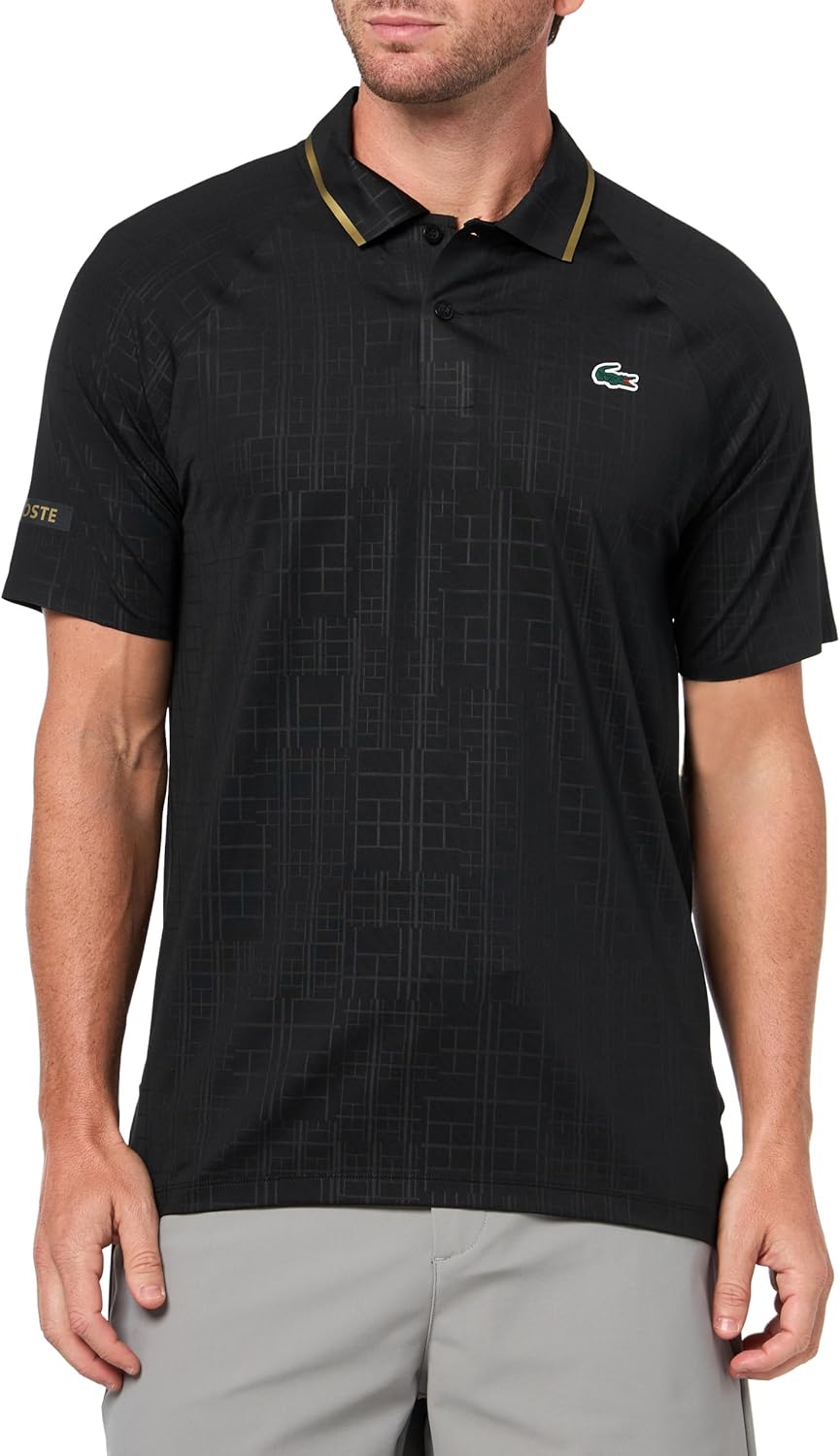 Мужская теннисная поло Lacoste Sport X Novak Djokovic on Court, Black, Черный, Мужская теннисная поло Lacoste Sport X Novak Djokovic on Court, Black
Мужская теннисная поло Lacoste Sport X Novak Djokovic on Court, Black, Черный, Мужская теннисная поло Lacoste Sport X Novak Djokovic on Court, Black