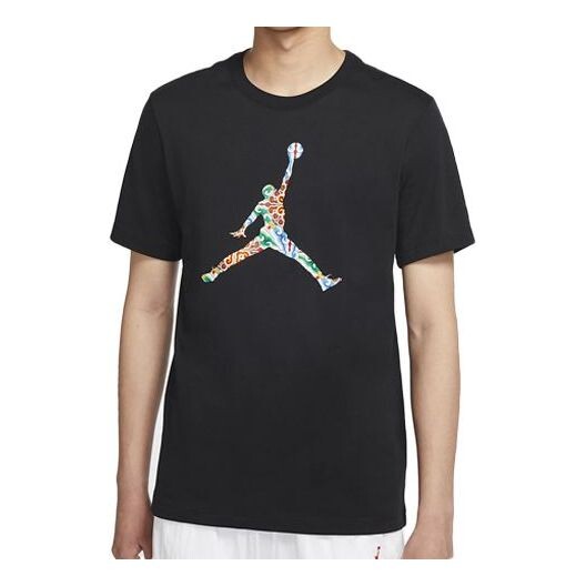 Футболка летающий человек красочный большой логотип короткий рукав Air Jordan, черный
Футболка летающий человек красочный большой логотип короткий рукав Air Jordan, черный