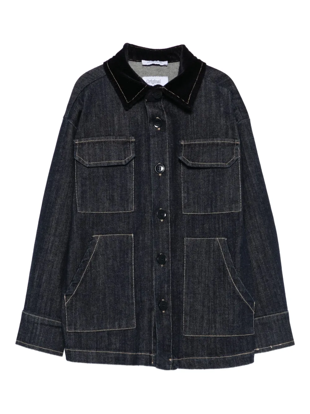 Джинсовая куртка с бархатным воротником Paolo Pecora Kids, синий
Джинсовая куртка с бархатным воротником Paolo Pecora Kids, синий