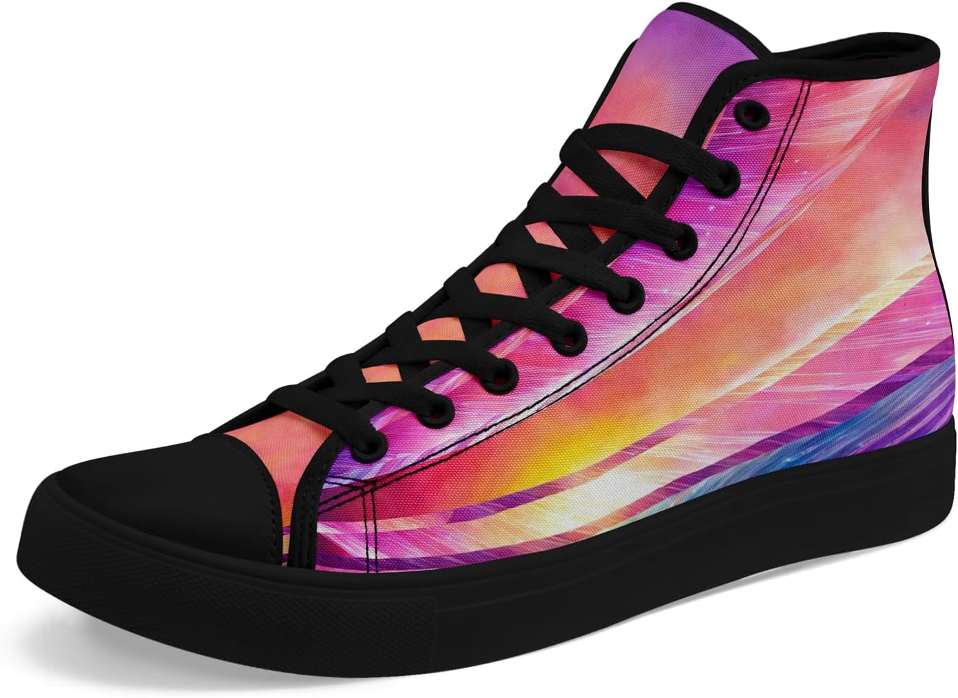 Красочные высокие кеды из парусины для мужчин и женщин с дизайном «Солнце, луна, дракон» Awsole, черный/фиолетовый/розовый
Красочные высокие кеды из парусины для мужчин и женщин с дизайном «Солнце, луна, дракон» Awsole, черный/фиолетовый/розовый