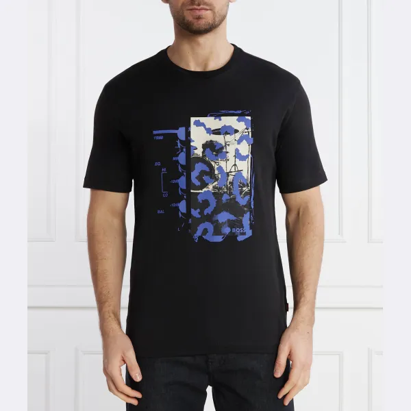 Бирюзовая футболка свободного кроя Boss, черный
Бирюзовая футболка свободного кроя Boss, черный