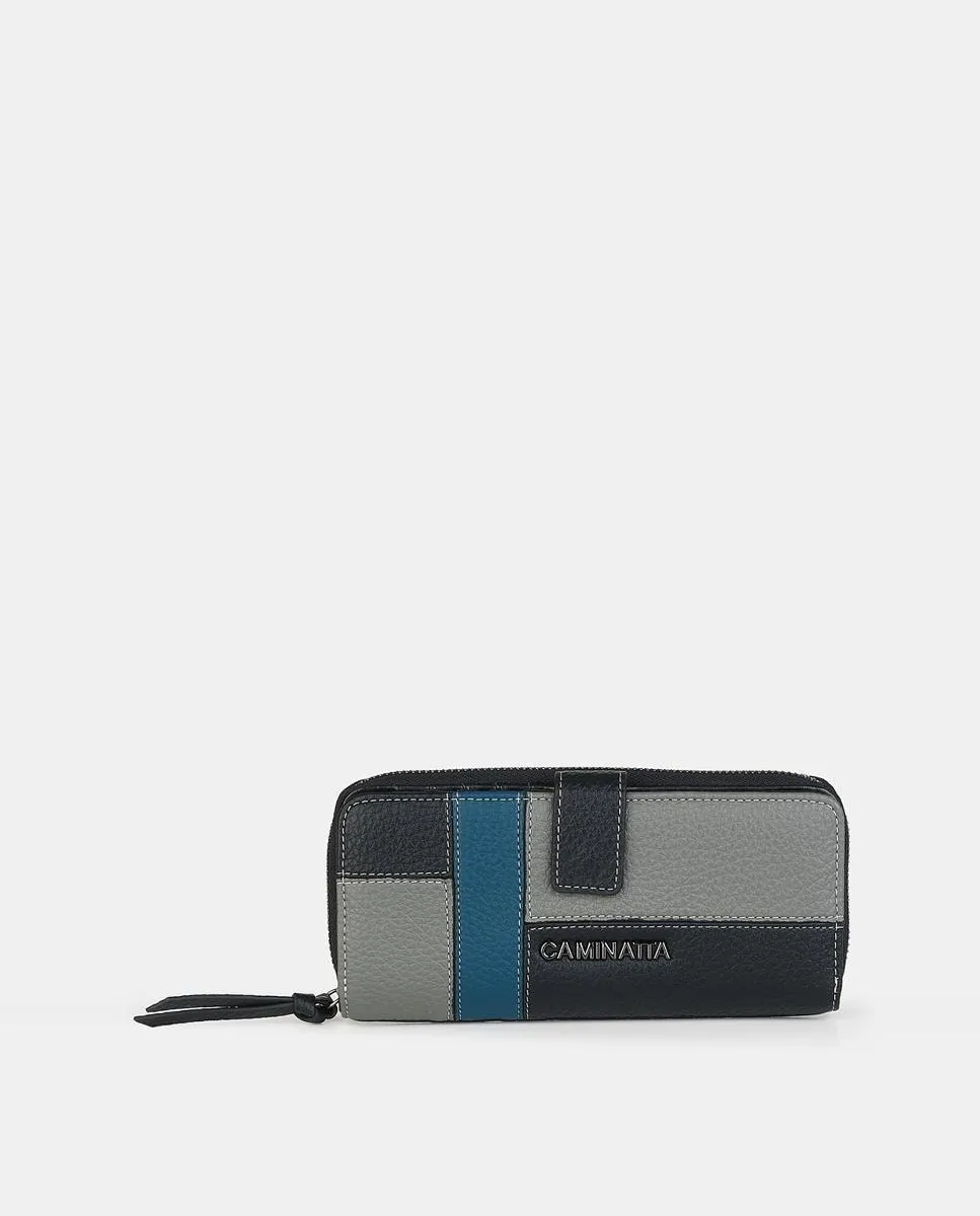 Кошелек с клапаном и молнией Caminatta, черный
Кошелек с клапаном и молнией Caminatta, черный