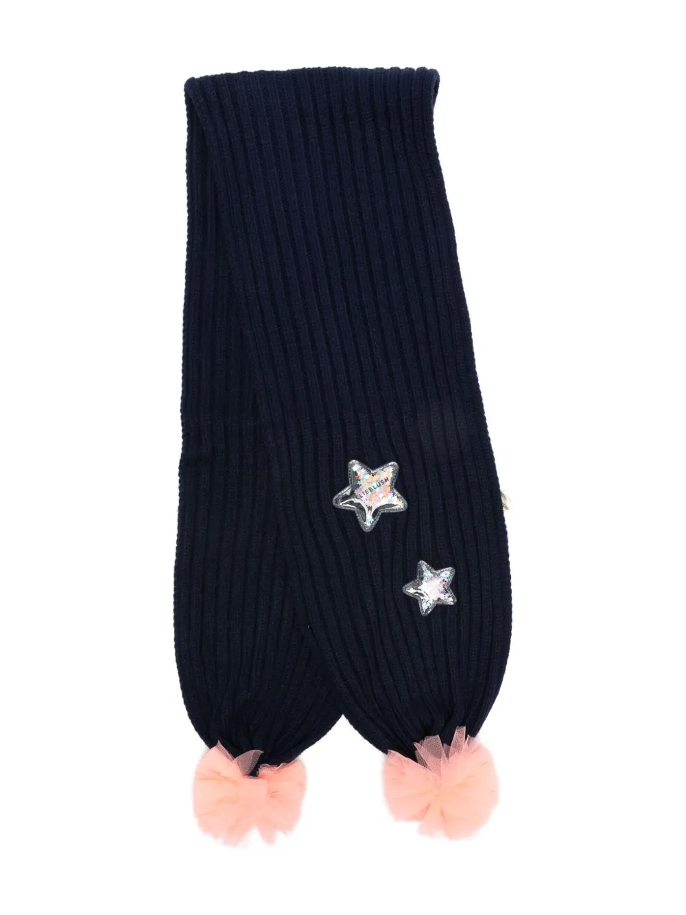 Ребристый шарф, украшенный звездами Billieblush, синий
Ребристый шарф, украшенный звездами Billieblush, синий