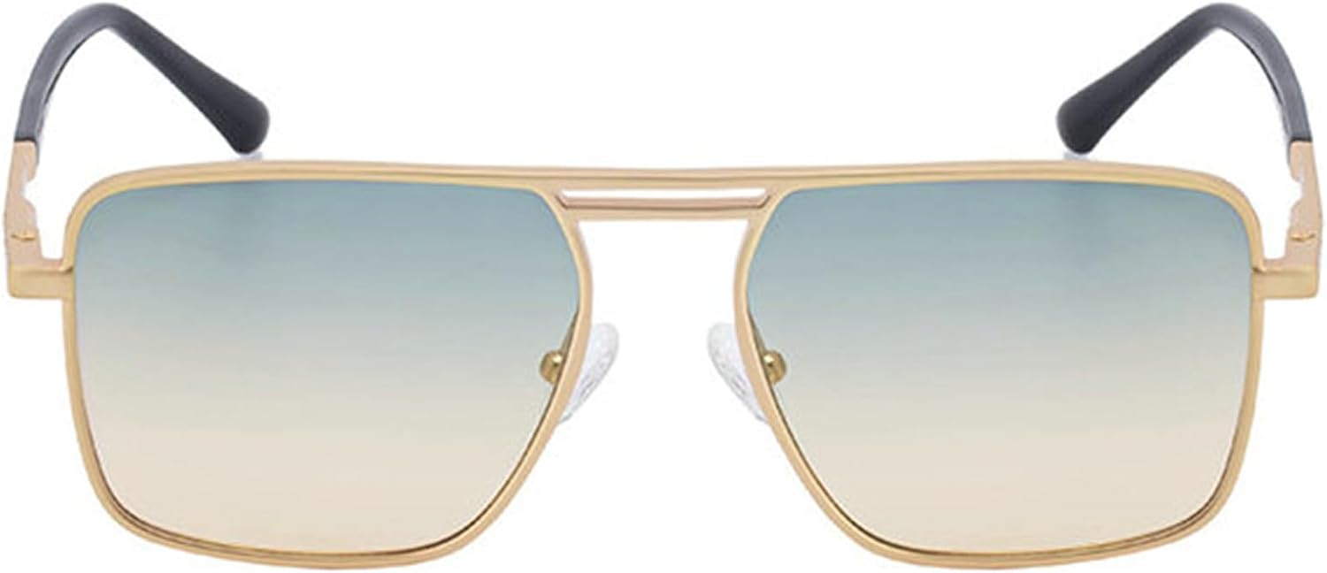 Солнцезащитные очки Willochra Double Bridges Square для женщин, винтажные модные металлические очки-пилот для мужчин, панк-очки для вождения, защита от ультрафиолета UV400, C5
Солнцезащитные очки Willochra Double Bridges Square для женщин, винтажные модные металлические очки-пилот для мужчин, панк-очки для вождения, защита от ультрафиолета UV400, C5