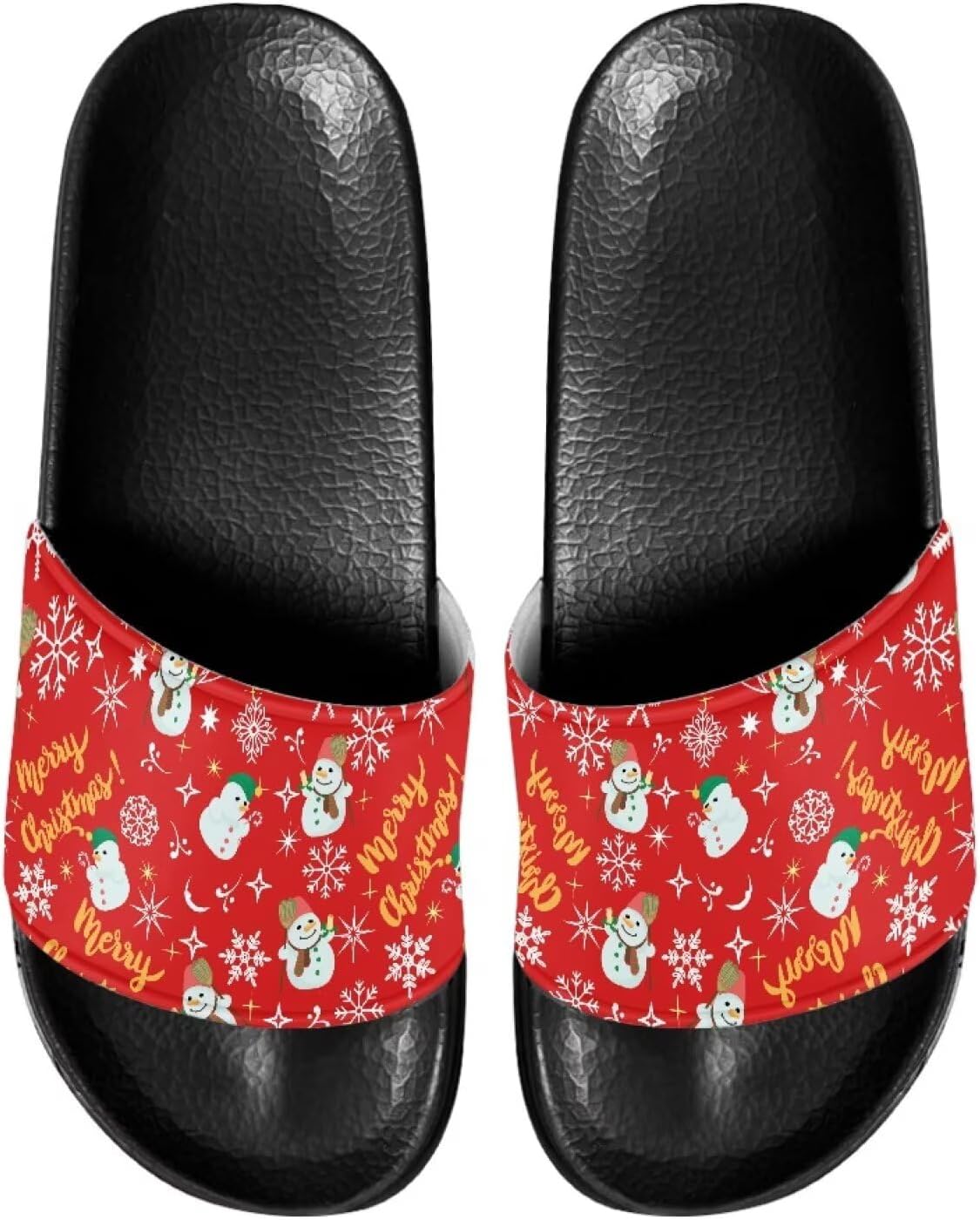 Противоскользящие сланцы для женщин и мужчин, открытые босоножки для дома, удобные плоские шлепанцы для ванной и пляжа Annejudy, Christmas Snowman Print
Противоскользящие сланцы для женщин и мужчин, открытые босоножки для дома, удобные плоские шлепанцы для ванной и пляжа Annejudy, Christmas Snowman Print