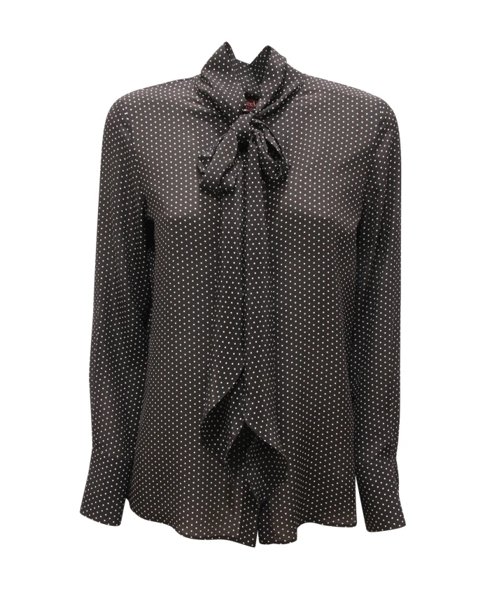 Шелковая рубашка с запонками Max Mara, черный
Шелковая рубашка с запонками Max Mara, черный