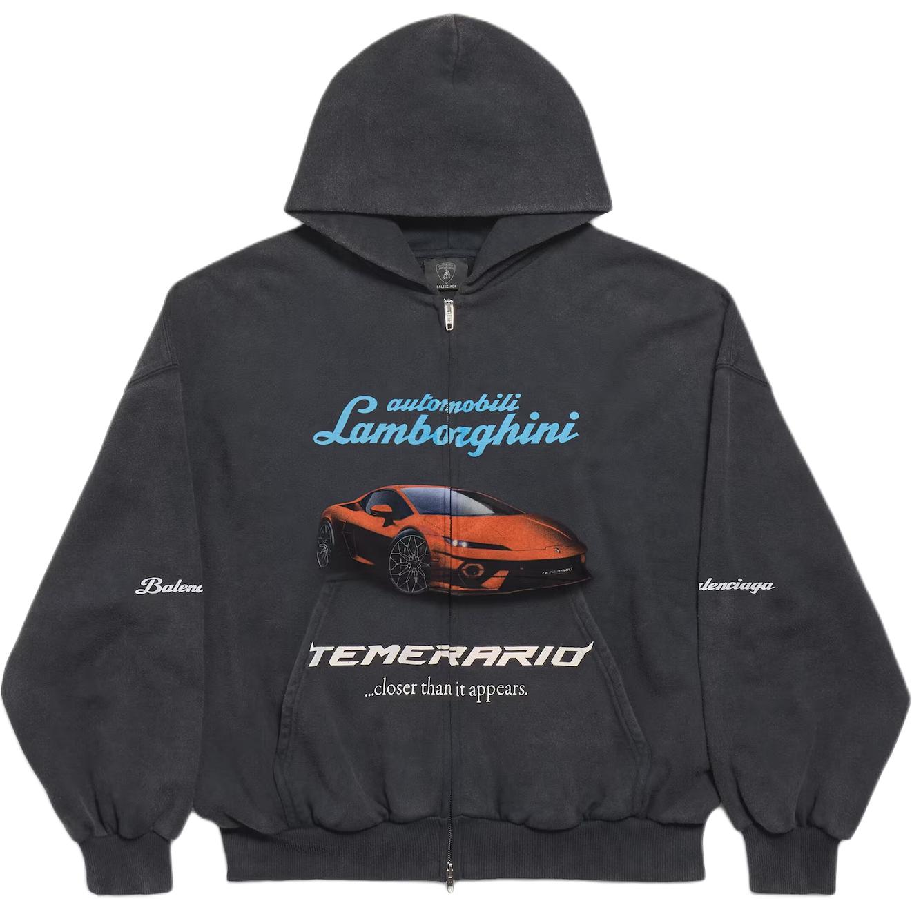 Толстовка Automobili Lamborghini Slim Fit мужская Balenciaga, черный
Толстовка Automobili Lamborghini Slim Fit мужская Balenciaga, черный