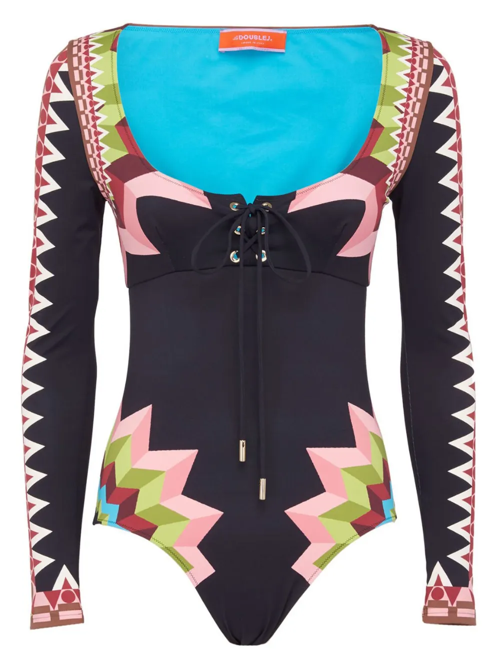 Купальник Sunset с геометричным принтом La DoubleJ, синий
Купальник Sunset с геометричным принтом La DoubleJ, синий