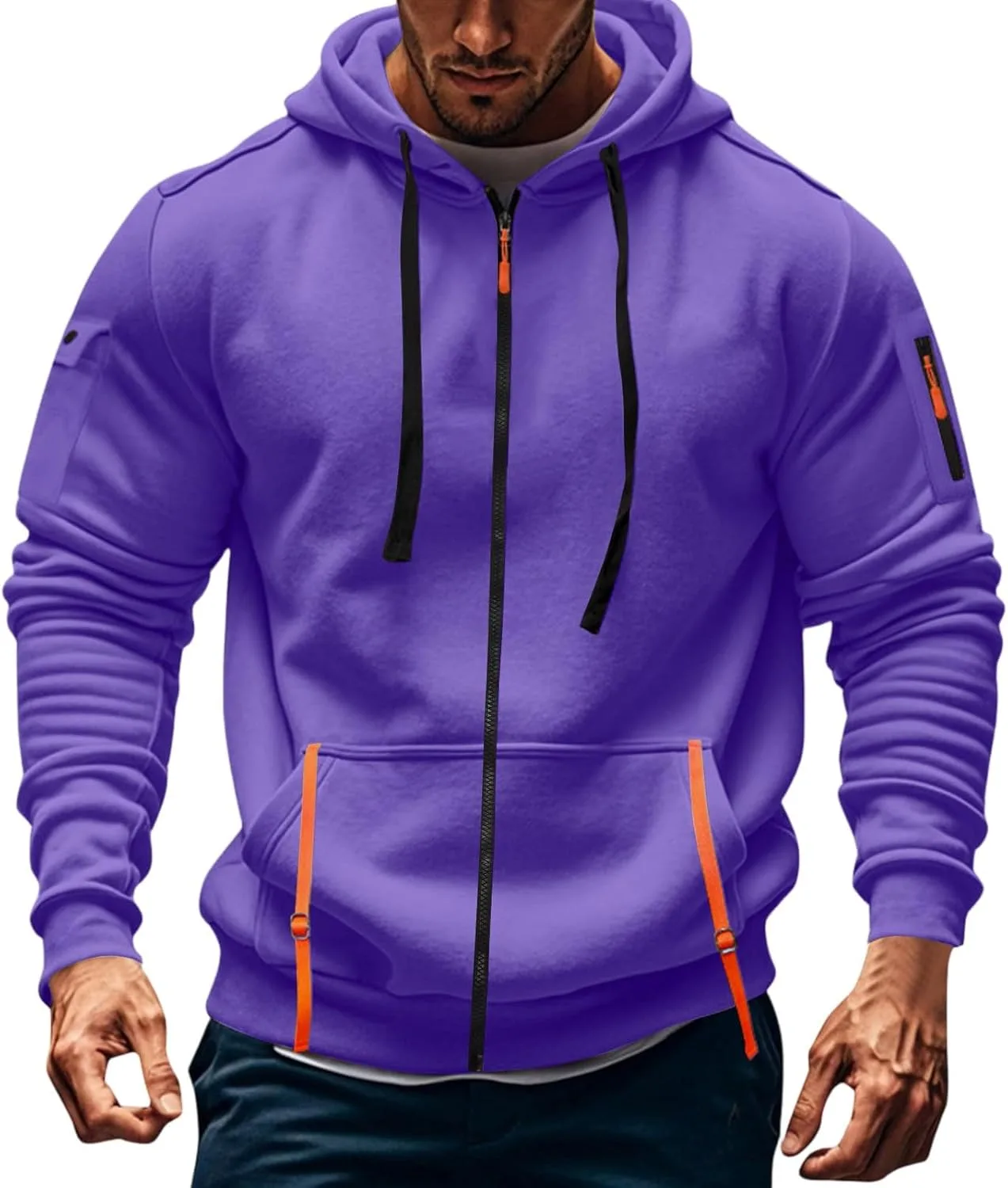 Мужская зимняя куртка-худи с молнией RTTUIOP
Мужская зимняя куртка-худи с молнией RTTUIOP