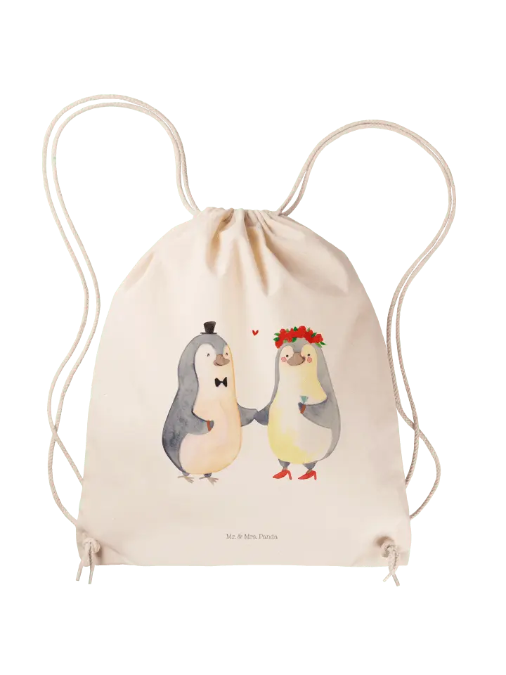 Спортивная сумка Mr & Mrs Panda Sportbeutel Pinguin Heirat ohne Spruch, кремовый
Спортивная сумка Mr & Mrs Panda Sportbeutel Pinguin Heirat ohne Spruch, кремовый
