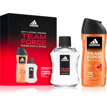adidas Team Force Edt 100 ml & Sg 250 ml Men'S Fragrances
adidas Team Force Edt 100 ml & Sg 250 ml Men'S Fragrances