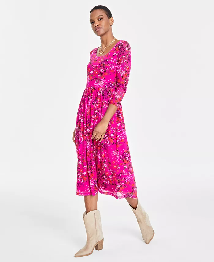 Женское платье миди из сетчатой ткани On 34th, розовый
Женское платье миди из сетчатой ткани On 34th, розовый