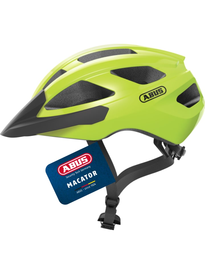 ABUS Велосипедный шлем Macator сигнально-желтого цвета
ABUS Велосипедный шлем Macator сигнально-желтого цвета