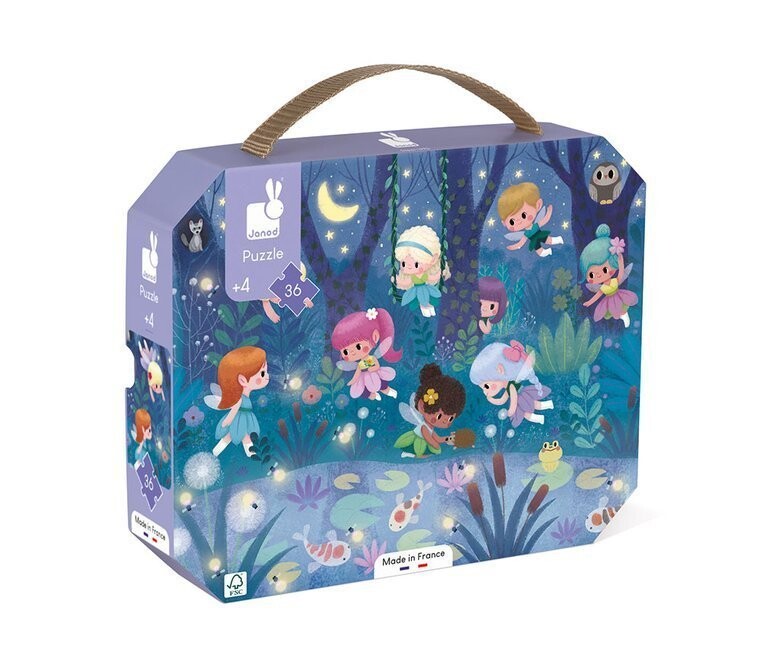 Янод, пазл, в чемоданчике Феи и кувшинки, 36 шт. Janod
Янод, пазл, в чемоданчике Феи и кувшинки, 36 шт. Janod
