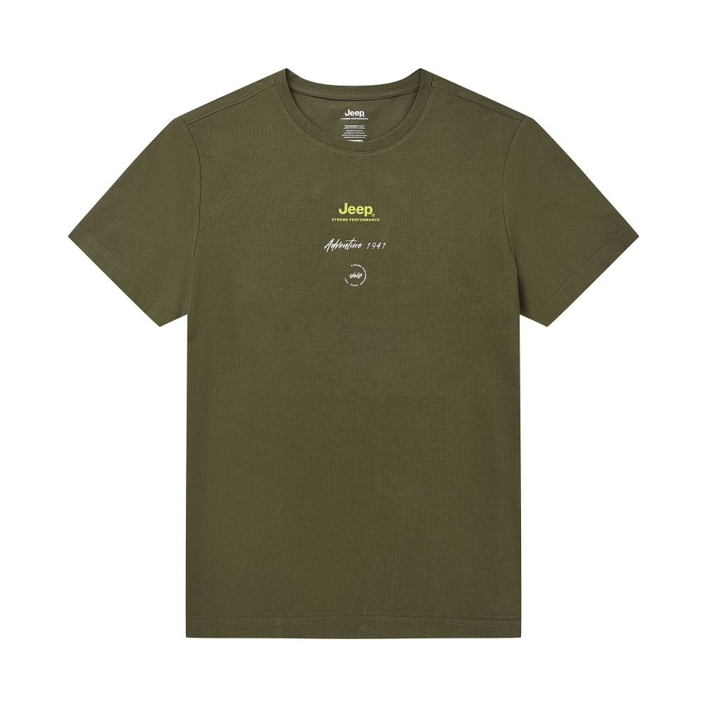 Футболка с втачным рукавом унисекс Jeep, зеленый
Футболка с втачным рукавом унисекс Jeep, зеленый