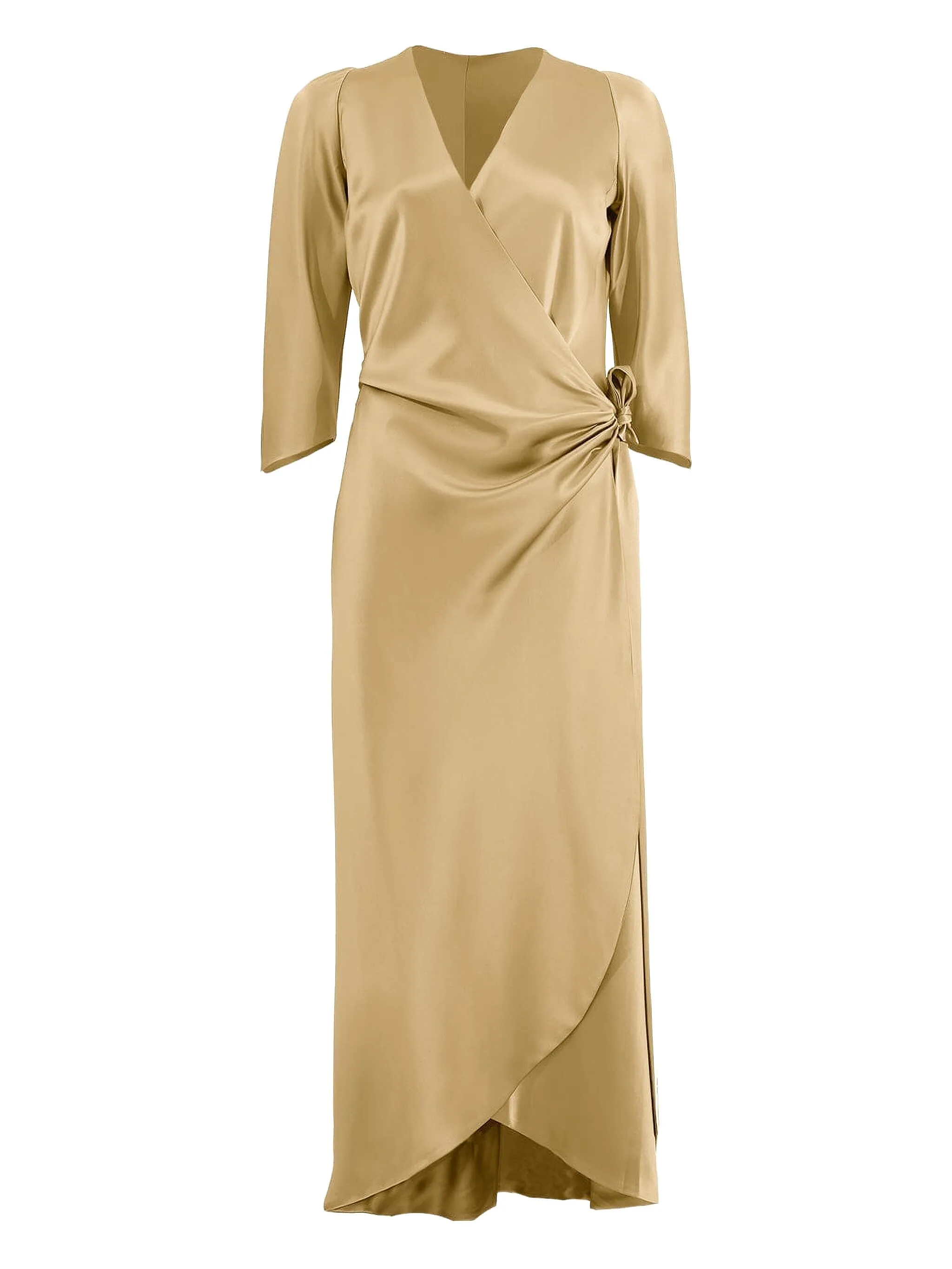 Платье с запахом и завязками Peter Cohen, золотистый
Платье с запахом и завязками Peter Cohen, золотистый