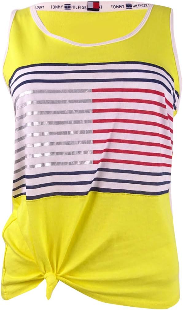 Женский полосатый топ с узлом от Tommy Hilfiger, Yellow
Женский полосатый топ с узлом от Tommy Hilfiger, Yellow