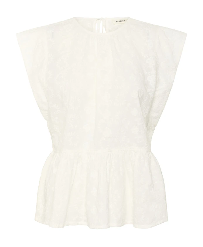 Белая блузка с вышивкой Soaked In Luxury, белый
Белая блузка с вышивкой Soaked In Luxury, белый