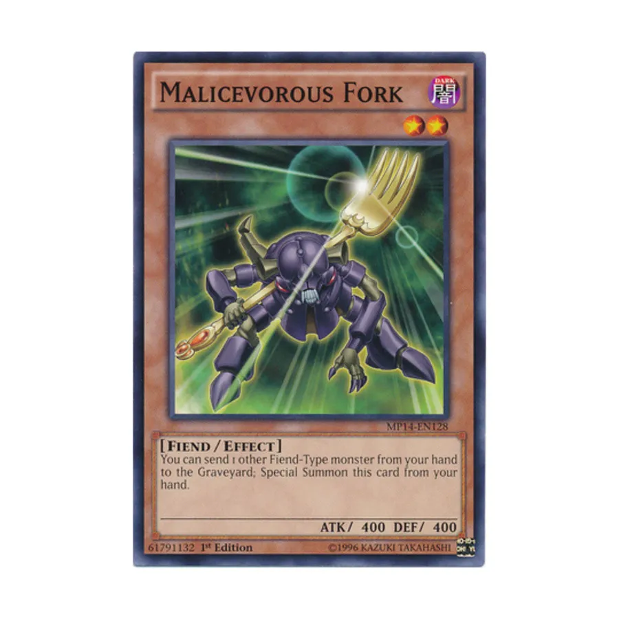 CCG Злобоядная вилка (Обычная), Yu-Gi-Oh - Mega-Tins 2014 - Singles
CCG Злобоядная вилка (Обычная), Yu-Gi-Oh - Mega-Tins 2014 - Singles