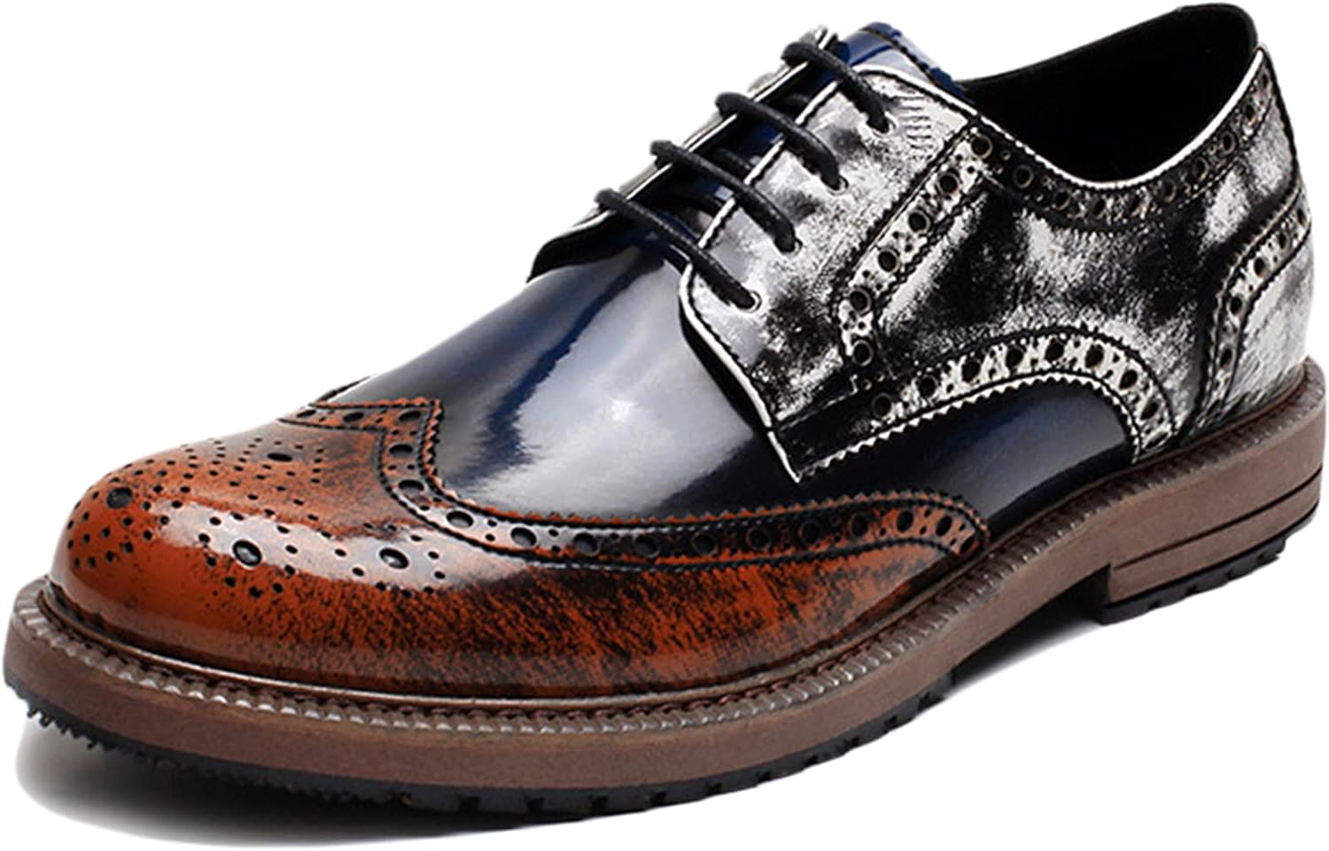 Мужские кожаные оксфорды WKNBEU с подкладкой из кожи, деловая обувь с крылышками, классические формальные туфли на шнуровке для свадьбы, выпускного или вечеринки, синие - US7/UK6/EU39
Мужские кожаные оксфорды WKNBEU с подкладкой из кожи, деловая обувь с крылышками, классические формальные туфли на шнуровке для свадьбы, выпускного или вечеринки, синие - US7/UK6/EU39