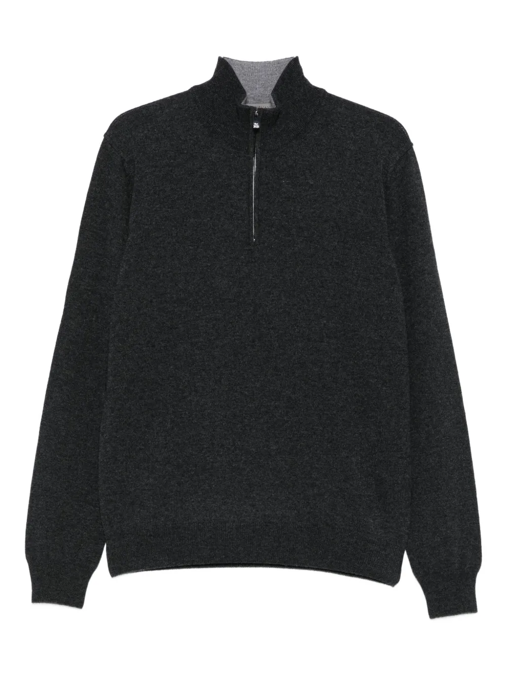 Свитер с высоким воротником на молнии Corneliani, серый
Свитер с высоким воротником на молнии Corneliani, серый