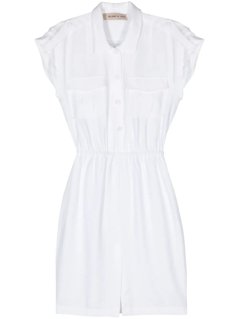 Платье-рубашка Afelandra с эластичным поясом Blanca Vita, белый
Платье-рубашка Afelandra с эластичным поясом Blanca Vita, белый