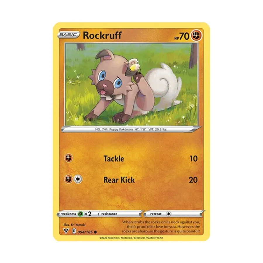 CCG Рокрафф (К) # 094/185, Pokemon - SWSH04 - Vivid Voltage - Singles 
CCG Рокрафф (К) # 094/185, Pokemon - SWSH04 - Vivid Voltage - Singles