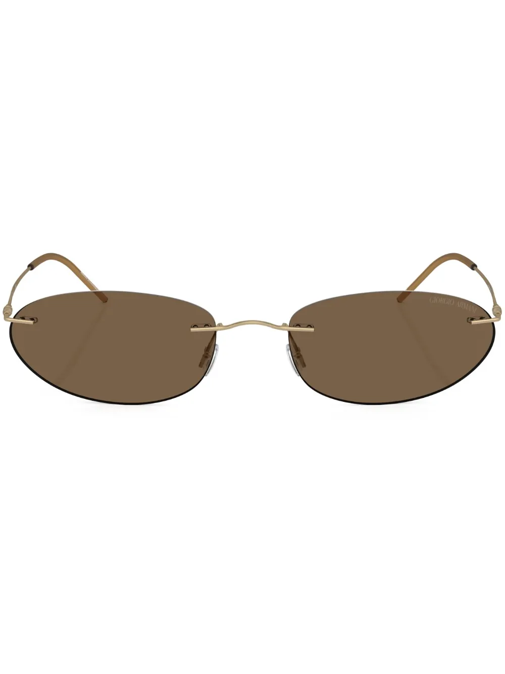 Солнцезащитные очки без оправы Giorgio Armani, золотистый
Солнцезащитные очки без оправы Giorgio Armani, золотистый