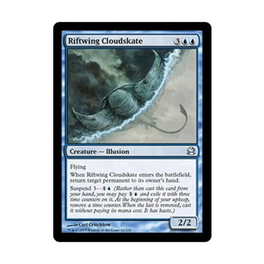 CCG Разломный облачный скейт (U), MTG - Modern Masters 2013
CCG Разломный облачный скейт (U), MTG - Modern Masters 2013