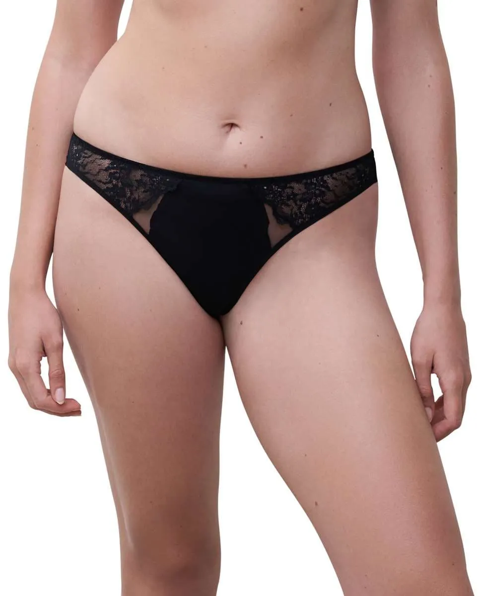 Трусики-стринги Crush Line из цветочного кружева и тюля Chantelle, черный
Трусики-стринги Crush Line из цветочного кружева и тюля Chantelle, черный