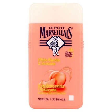 Био гель для душа «Белый персик и био нектарин», 250 мл, Le Petit Marseillais
Био гель для душа «Белый персик и био нектарин», 250 мл, Le Petit Marseillais