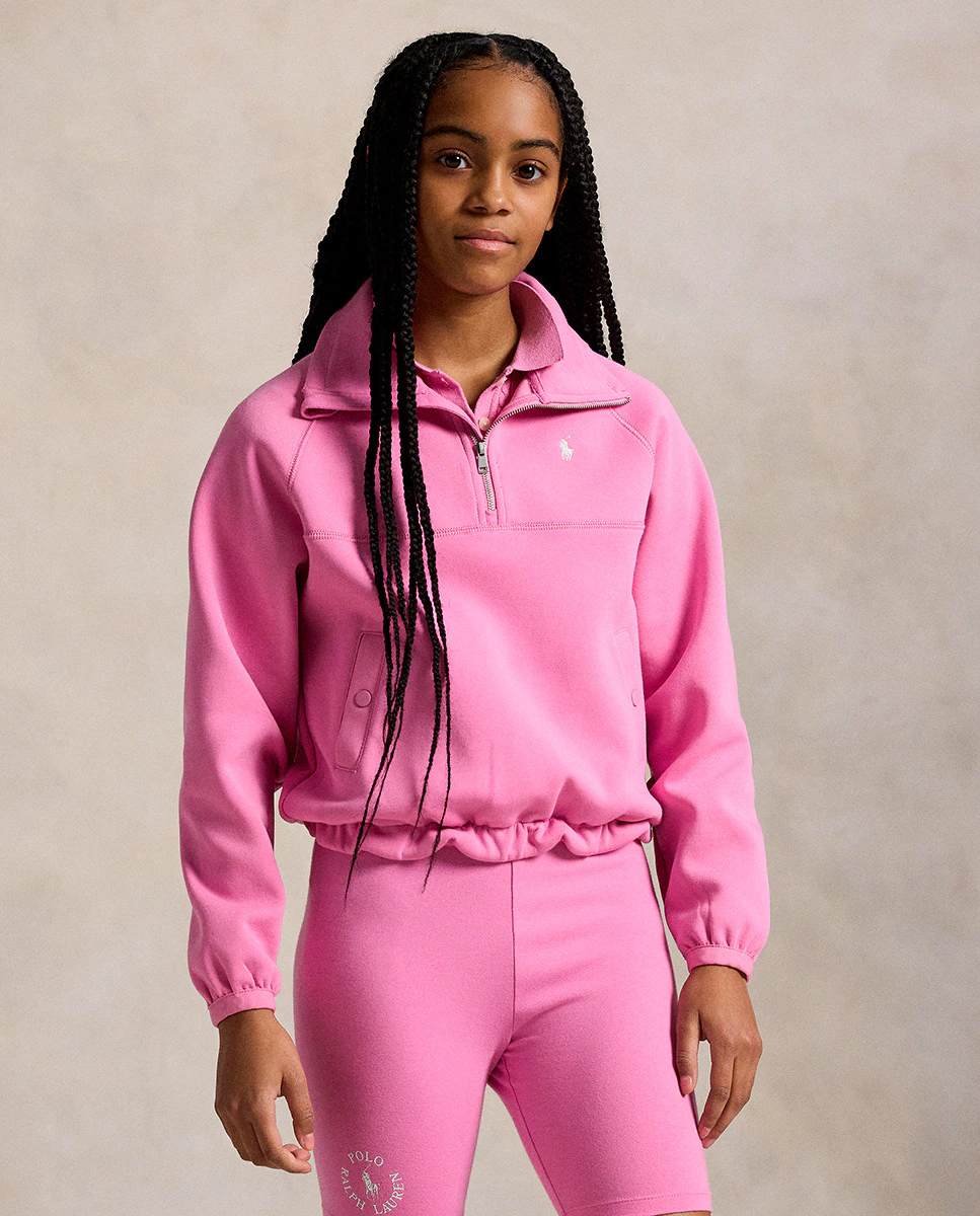 Девичий свитшот на короткой молнии и вышитой лошадкой Polo Ralph Lauren, цвет Rosa
Девичий свитшот на короткой молнии и вышитой лошадкой Polo Ralph Lauren, цвет Rosa