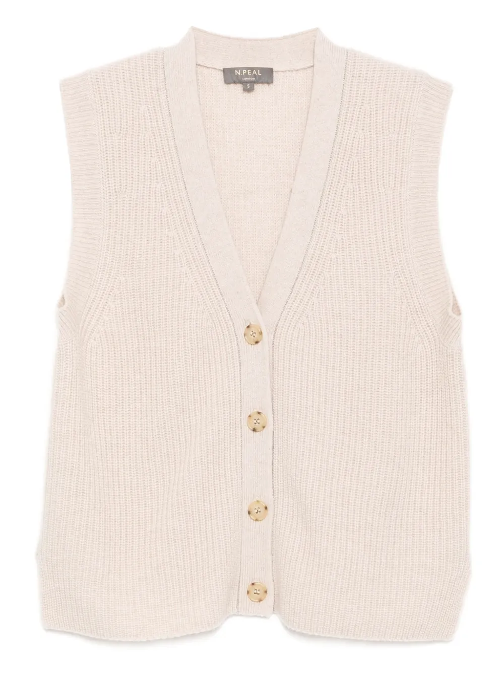 Топ с V-образным вырезом N.Peal, нейтральный
Топ с V-образным вырезом N.Peal, нейтральный