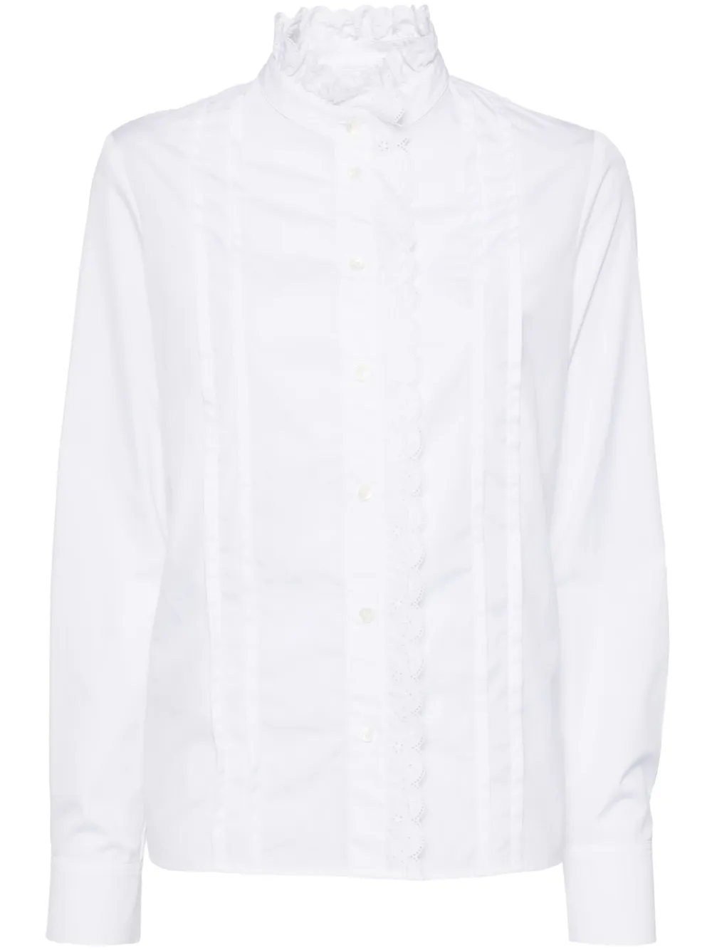 Блузка с вышивкой Maison Kitsuné, белый
Блузка с вышивкой Maison Kitsuné, белый