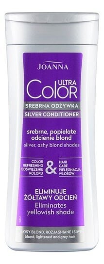 Кондиционер для волос Joanna Ultra Color Silver, оттенки серебристо-пепельного блонда, 200 г
Кондиционер для волос Joanna Ultra Color Silver, оттенки серебристо-пепельного блонда, 200 г