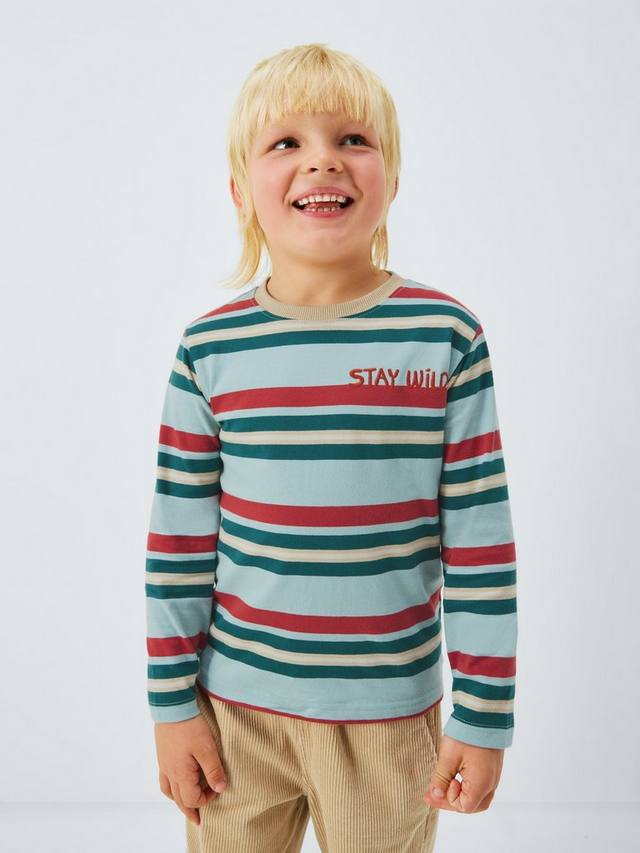 Детский топ Stay Wild в полоску John Lewis, Multi
Детский топ Stay Wild в полоску John Lewis, Multi