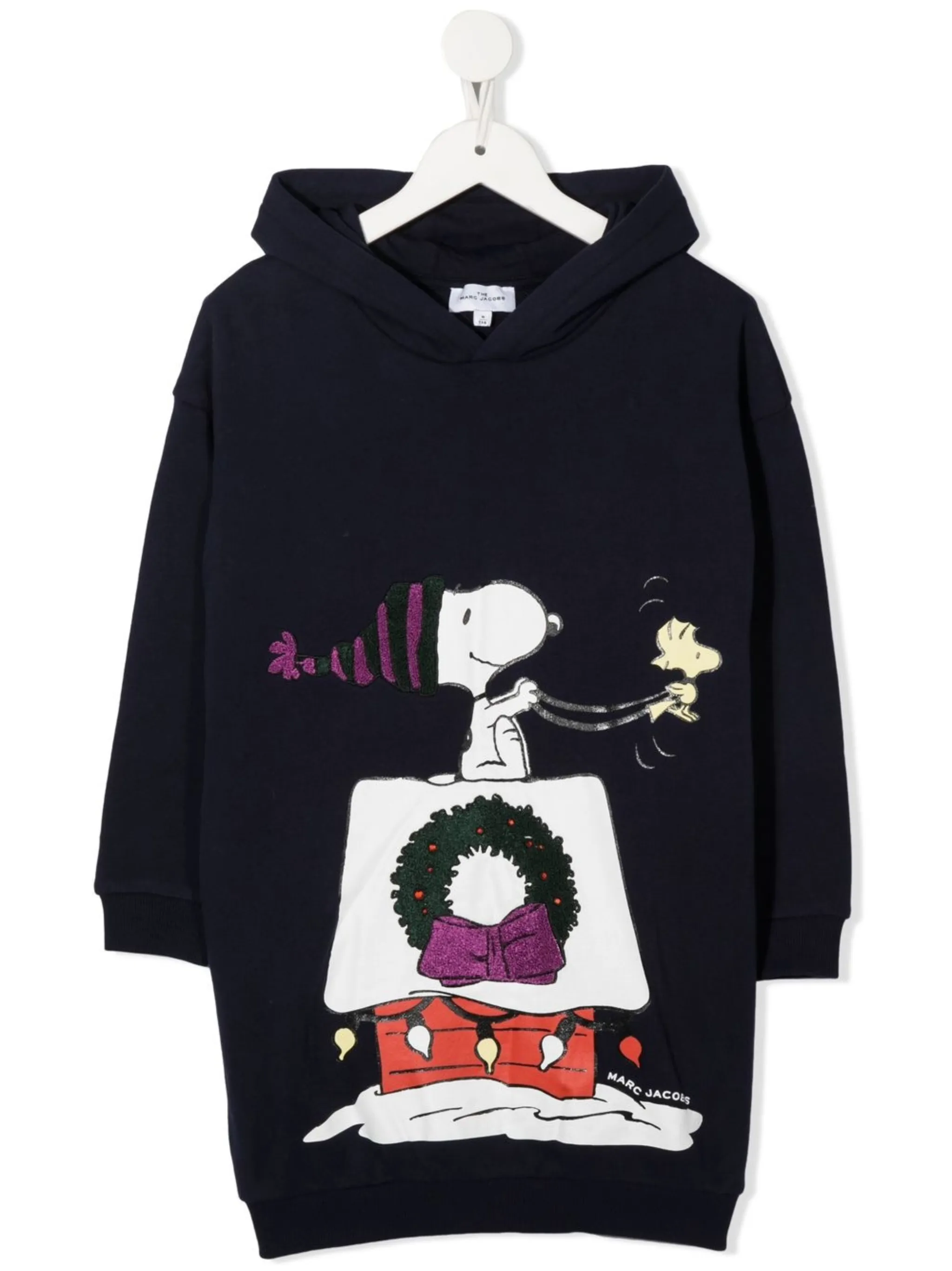 Платье Peanuts с капюшоном и графичным принтом Marc Jacobs Kids, синий
Платье Peanuts с капюшоном и графичным принтом Marc Jacobs Kids, синий