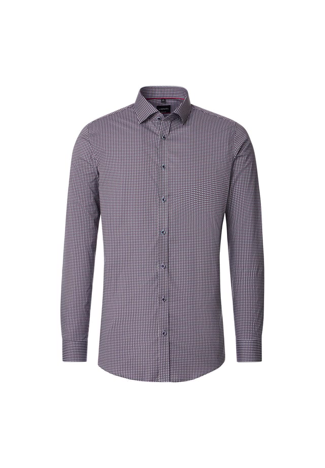 Рубашка с принтом в деловом стиле облегающая фигуру Venti, красный
Рубашка с принтом в деловом стиле облегающая фигуру Venti, красный