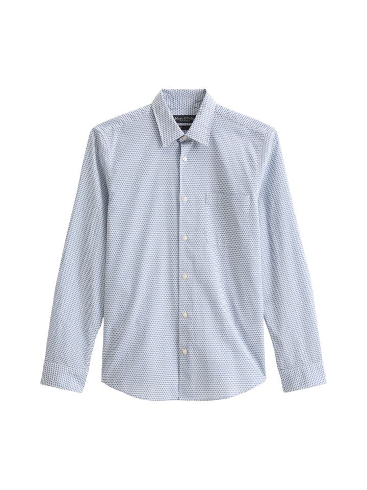 Рубашка фасонная темно-синего цвета Marc O'Polo
Рубашка фасонная темно-синего цвета Marc O'Polo