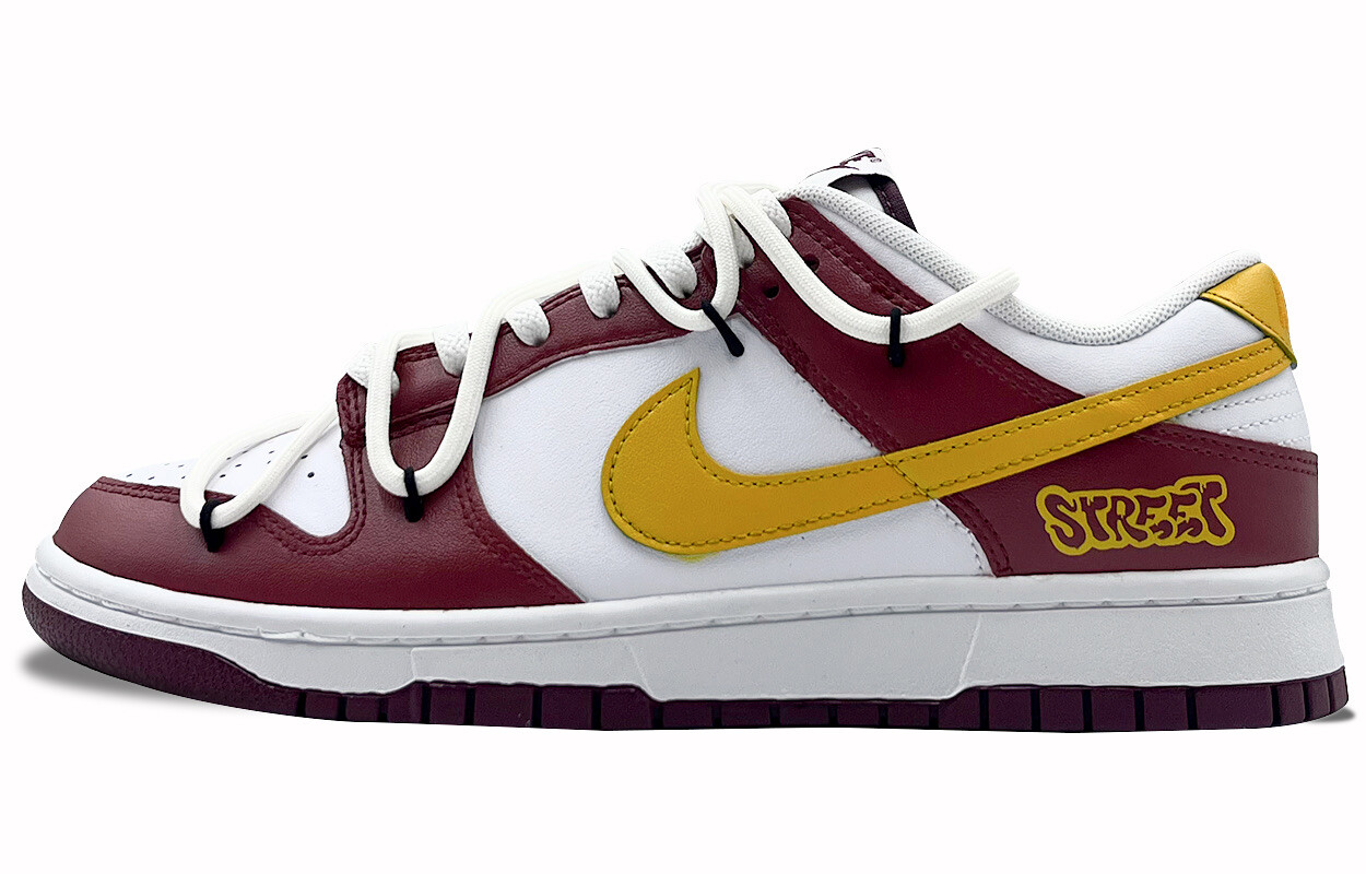 Кроссовки Nike Dunk Skateboarding Shoes Men Low-top Red/yellow/white, цвет Burgundy
Кроссовки Nike Dunk Skateboarding Shoes Men Low-top Red/yellow/white, цвет Burgundy