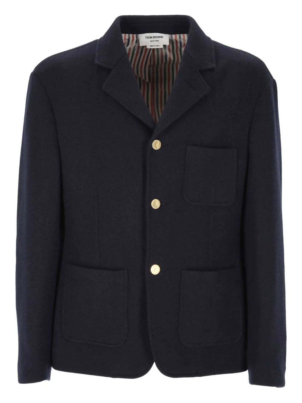 Пиджак с накладными карманами Thom Browne, синий
Пиджак с накладными карманами Thom Browne, синий