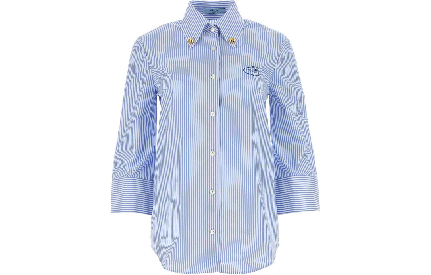 Рубашка женская синяя Prada
Рубашка женская синяя Prada