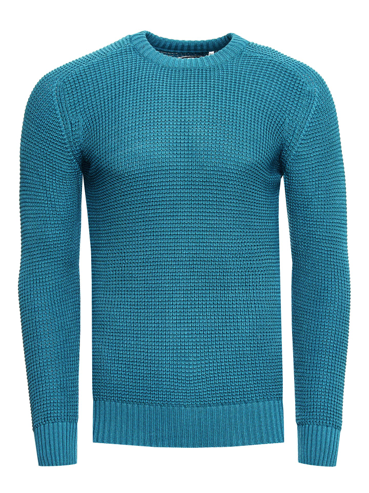 Плотно облегающий свитер с круглым вырезом цвета петролеум Rusty Neal
Плотно облегающий свитер с круглым вырезом цвета петролеум Rusty Neal