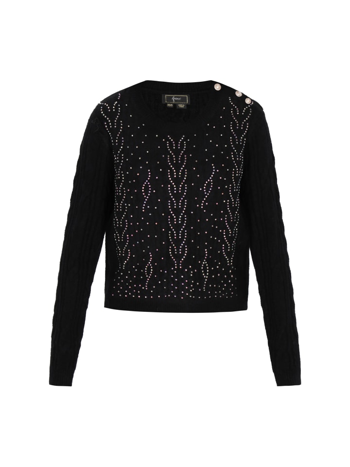 Faina Женский свитер черного цвета
Faina Женский свитер черного цвета