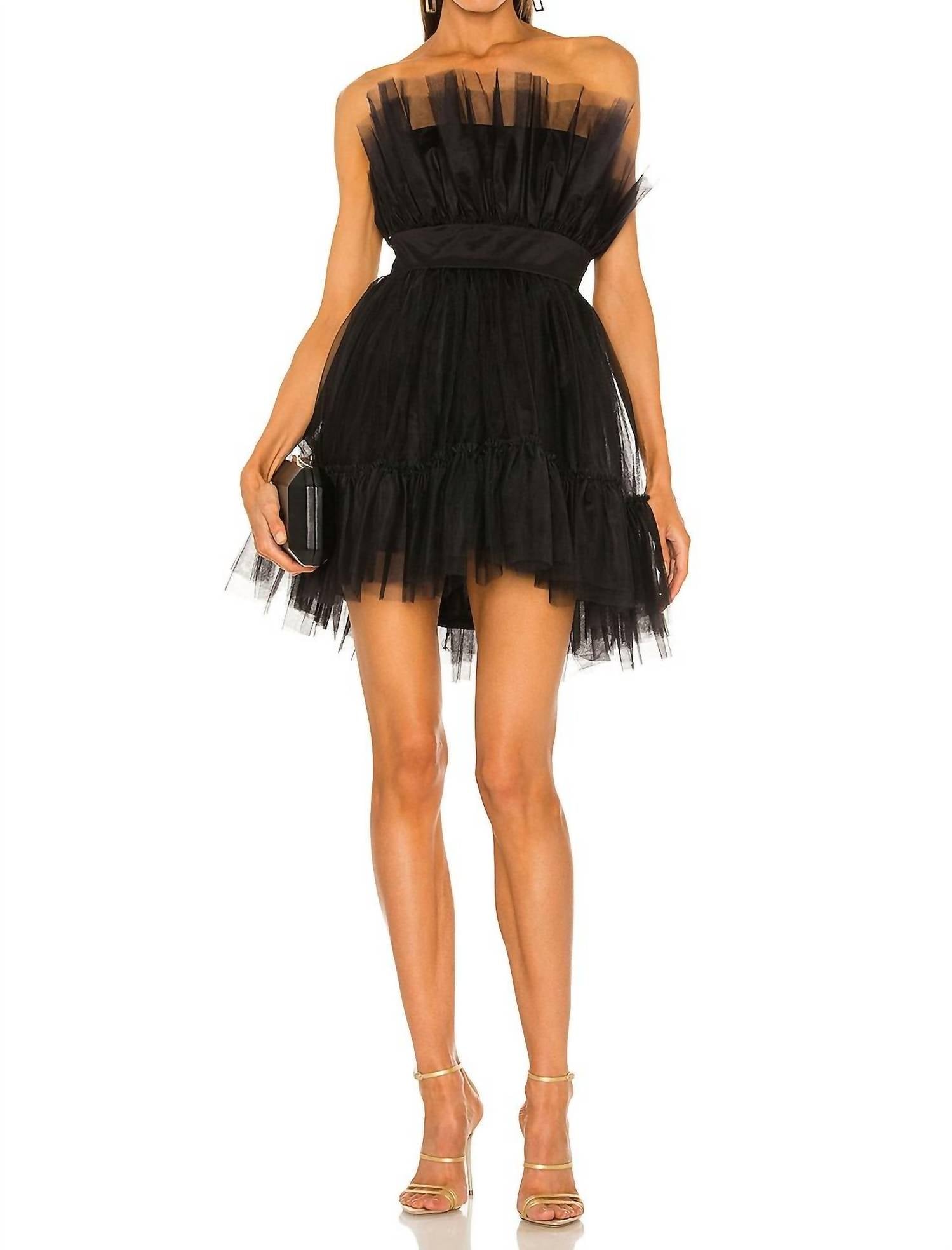 Элле Мини платье без бретелей в черном Katie may
Элле Мини платье без бретелей в черном Katie may