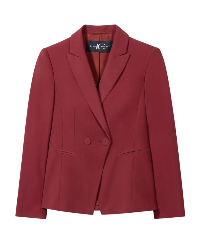 Красный пиджак от смокинга с атласными деталями. Luisa Cerano, красный
Красный пиджак от смокинга с атласными деталями. Luisa Cerano, красный